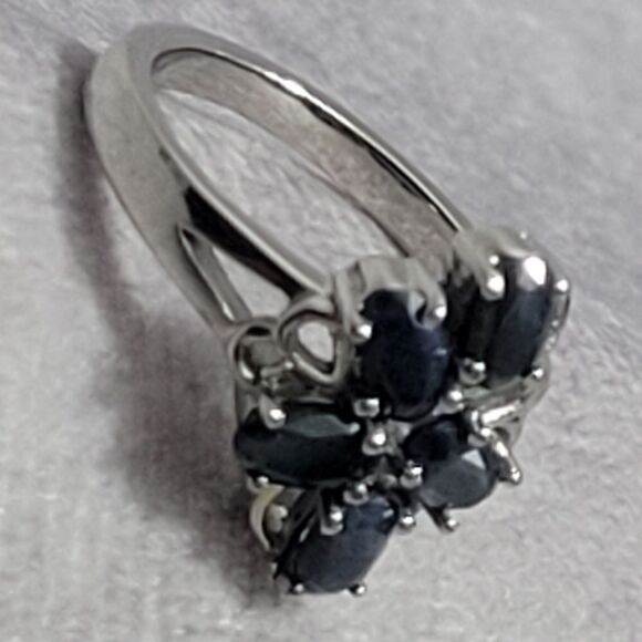 Midnight Sapphire Ring Size 5 - Picture 14 of 16